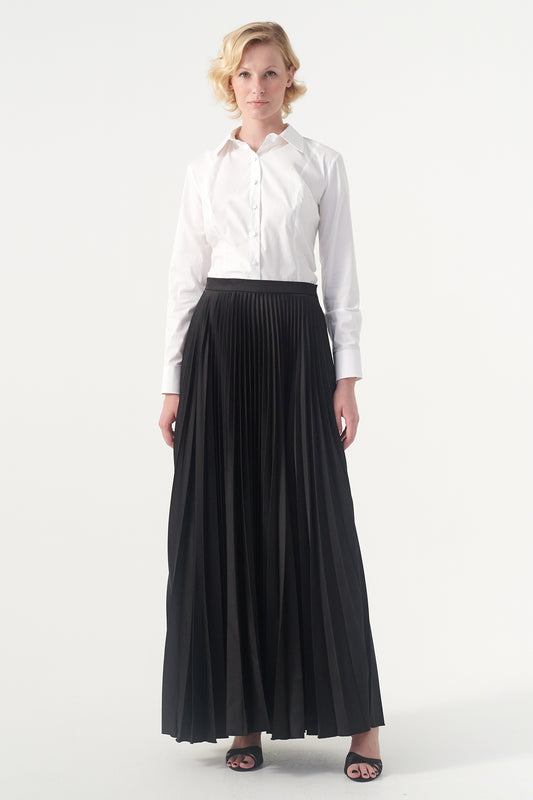 Plisse A-line Skirt