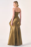 Strapless Sculptural Gown