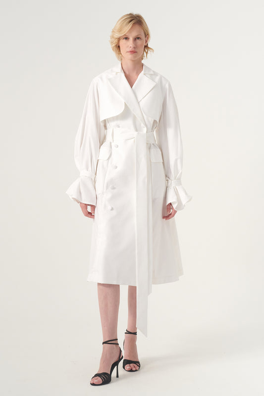 Front button Trench coat