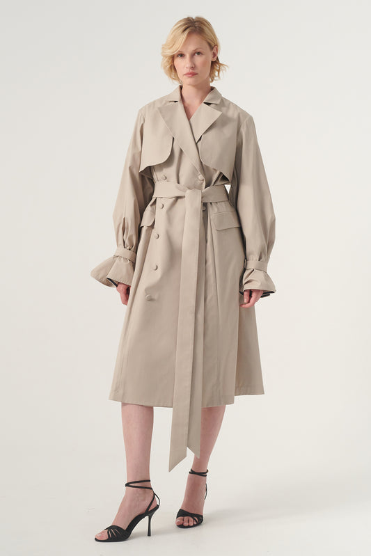 Front button Trench coat