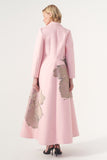 Applicated Long Jacket Dress