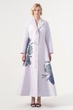 Applicated Long Jacket Dress