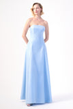 Elegant Strapless Evening Gown