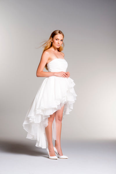 Mesh and Tulle Layered Dress – John Paul Ataker